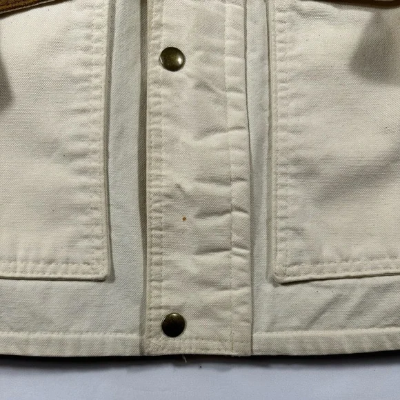 Vintage Walls 90s Western Style Workwear Canvas Jacket - Picture 5 of 9